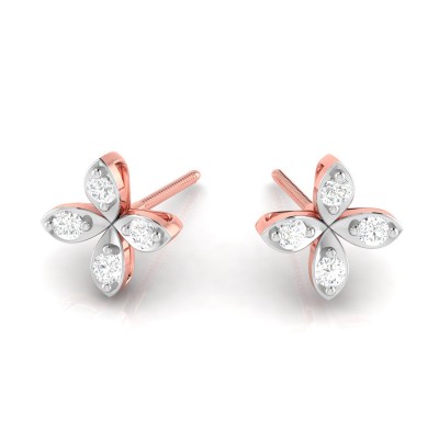 Nova Diamond Studs in 14k  Gold
